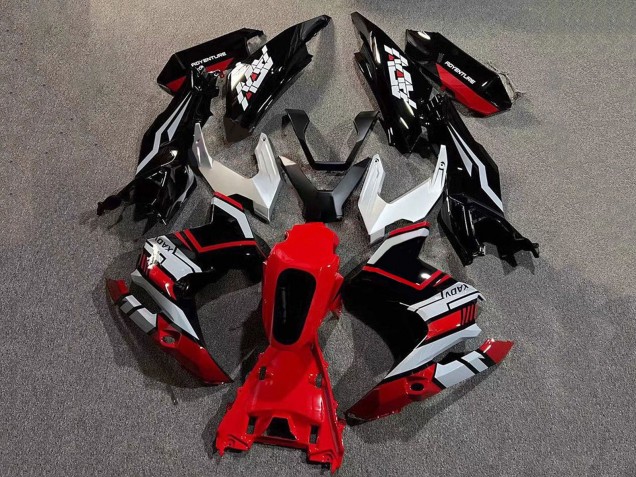Carénages Moto Honda ADV160 2022-2024 - Argent Rouge Noir Brillant