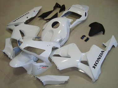Carénages Moto Honda CBR600RR 2003-2004 - Blanc Noir Décalque
