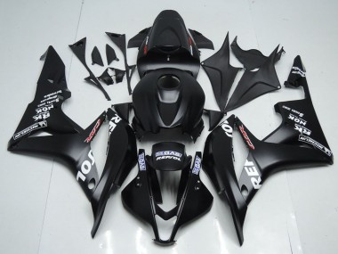 Kits Carénage Moto Honda CBR600RR 2007-2008 - Noir Mat Blanc Repsol