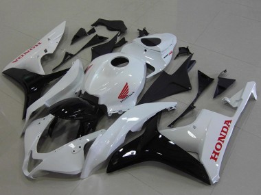 Carénages Moto Honda CBR600RR 2007-2008 - Blanc Noir Brillant Rouge