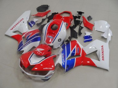 Carénages Moto Honda CBR600RR 2013-2023 - Blanc Rouge Bleu TT Legends