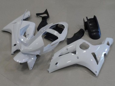 Carénages Moto Kawasaki ZX6R 2003-2004 - Blanc