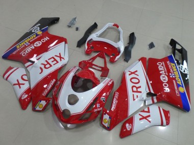 Carénages Moto Ducati 999 2003-2004 - Blanc Rouge Bleu Noir Brillant Xerox OEM Style