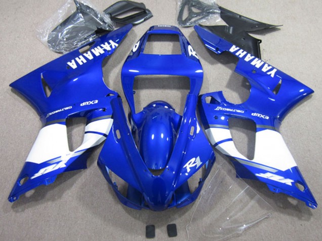 Carénages Moto Yamaha YZF R1 2002-2003 - Bleu Blanc