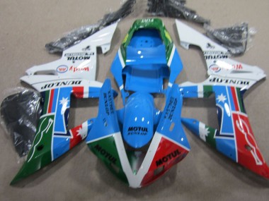 Carénages Moto Yamaha YZF R1 2002-2003 - Blanc Bleu Vert Rouge Noir Motul