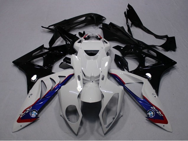 Carénages Moto BMW S1000RR 2009-2014 - Blanc Bleu Noir Brillant