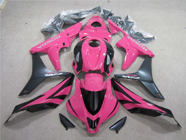 Kits Carénage Moto Honda CBR600RR 2007-2008 - Rose Noir Mat