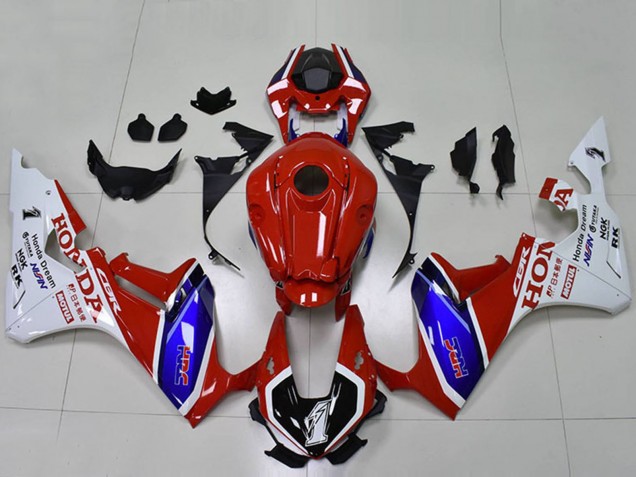 Carénage Moto Honda CBR1000RR 2017-2023 - Blanc Rouge Bleu Noir HRC