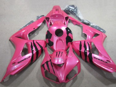 Carénages Moto Honda CBR1000RR 2006-2007 - Rose Noir Monstre