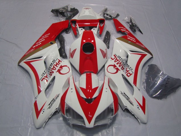 Carénages Moto Honda CBR1000RR 2004-2005 - Blanc Rouge Pramac