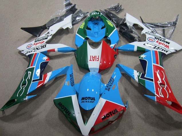Carénages Moto Honda CBR1000RR 2004-2005 - Blanc Bleu Rouge Vert Motul