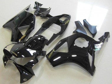 Carénages Moto Honda CBR900RR 954 2002-2003 - Noir Brillant Or Décalque