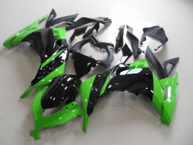 Carénage Moto Kawasaki ZX300R 2013-2018 - Vert Noir Brillant