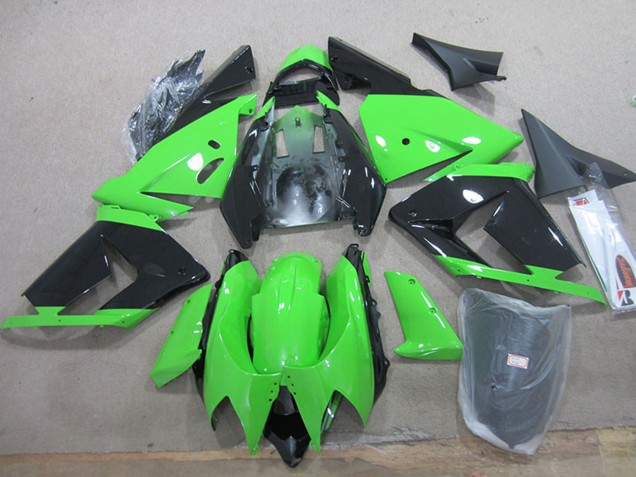 Carénages Moto Kawasaki ZX10R 2004-2005 - Noir Vert