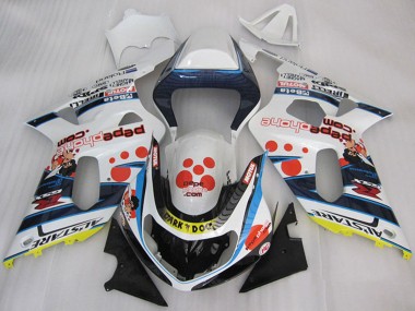 Carénages Moto Suzuki GSXR 600 2001-2003 - Blanc Bleu Rouge Jaune Noir Dark Dog
