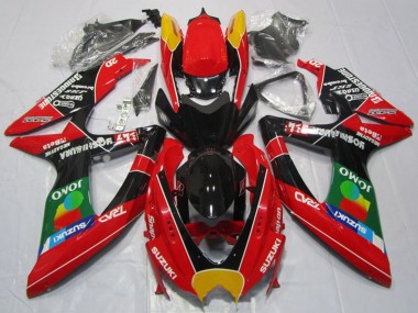 Carénages Moto Suzuki GSXR 600 2008-2010 - Rouge Orange Bleu Vert Noir JOMO