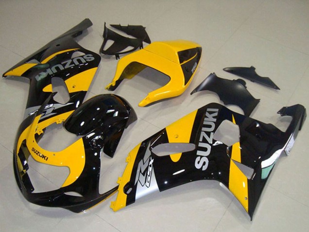 Carénages Moto Suzuki GSXR 750 2001-2003 - Jaune Noir