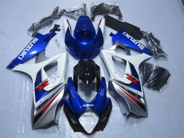 Carénages Moto Suzuki GSXR 1000 2007-2008 - Bleu Blanc Rouge