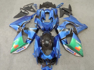 Carénages Moto Suzuki GSXR 1000 2009-2016 - Bleu Vert JOMO