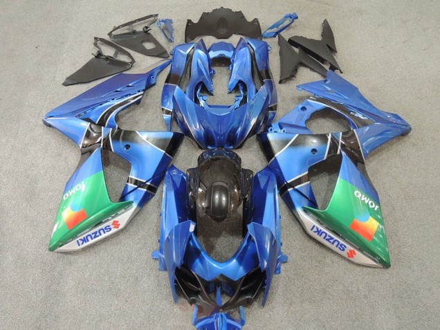 Carénages Moto Suzuki GSXR 1000 2009-2016 - Bleu Vert JOMO