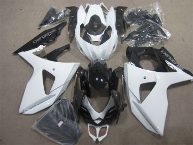 Kits Carénage Moto Suzuki GSXR 1000 2009-2016 - Blanc Noir