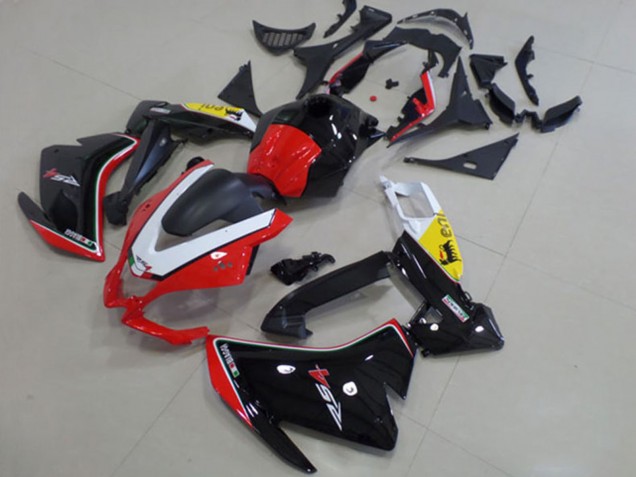 Carénage Moto Aprilia RS4 50 125 2012-2019 - Blanc Rouge Jaune Noir Brillant