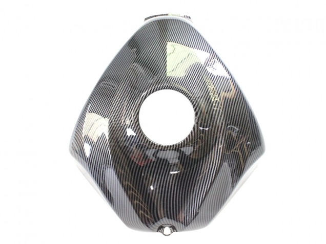 Carénages Moto Suzuki GSXR 600/750 2006-2007 - Noir Blanc Fibre de Carbone Style