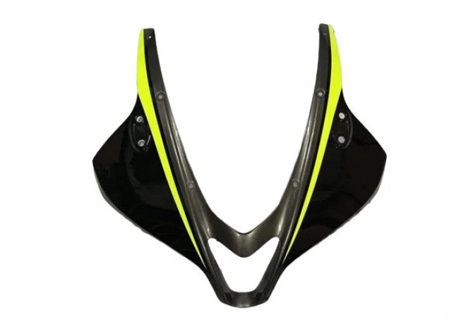 Carénages Moto Honda CBR600RR 2007-2008 - Noir Brillant Haute Visibilité Jaune