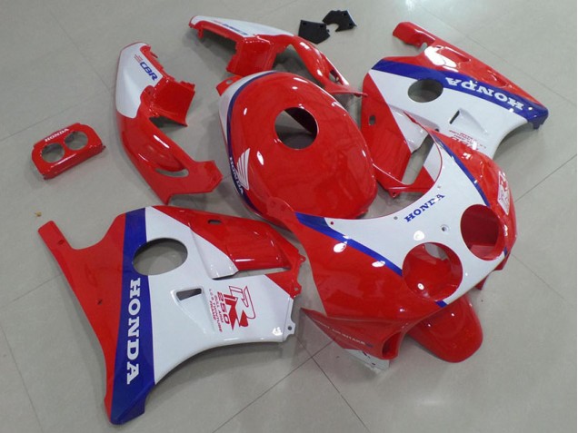 Bleu Rouge Blanc Carénage Moto Honda CBR 250 RR MC22 1991-1998 Bleu Rouge Blanc Carénage Moto Honda CBR 250 RR MC22 1991-1998