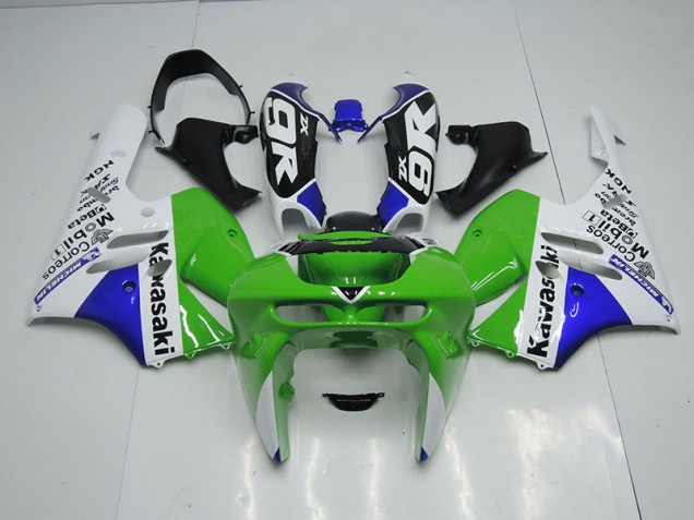 Vert Blanc Carénage Moto Kawasaki ZX9R 1994-1997