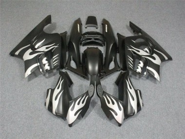 Noir Blanc Flamme Carénage Moto Honda CBR 600 F3 1995-1998
