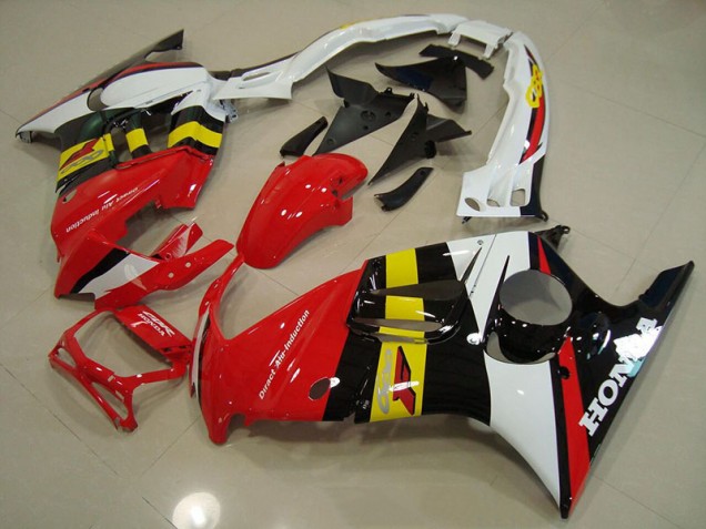 Rouge Noir Blanc Jaune Carénage Moto Honda CBR 600 F3 1995-1998 Rouge Noir Blanc Jaune Carénage Moto Honda CBR 600 F3 1995-1998