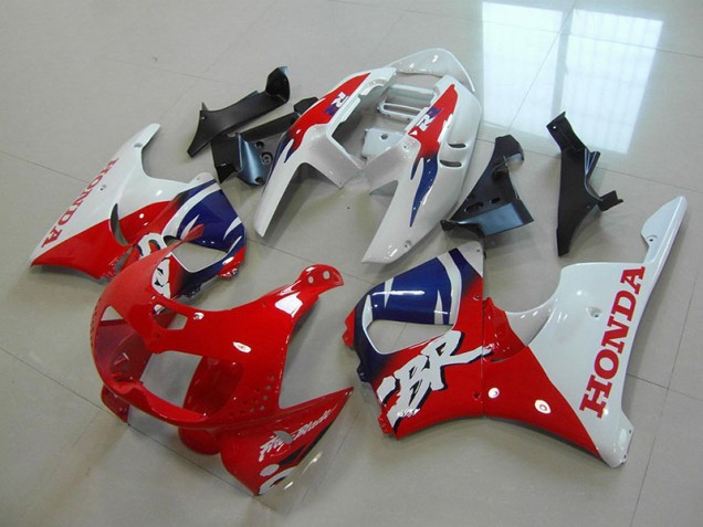 Blanc Rouge Carénage Moto Honda CBR 900 RR 893 1996-1997