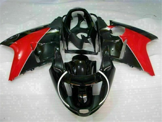 Rouge Noir Carénage Moto Honda CBR 1100 XX 1996-2007 Rouge Noir Carénage Moto Honda CBR 1100 XX 1996-2007