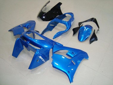 Bleu Noir Carénage Moto Kawasaki ZX9R 1998-1999