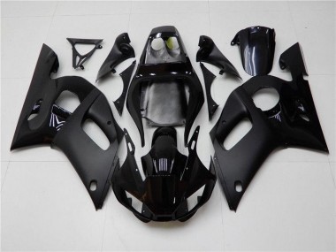 Brillant Noir Mat Carénage Moto Yamaha R6 1998-2002