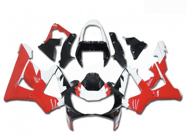 Noir Blanc Rouge Carénage Moto Honda CBR 900 RR 929RR 2000-2001 Noir Blanc Rouge Carénage Moto Honda CBR 900 RR 929RR 2000-2001