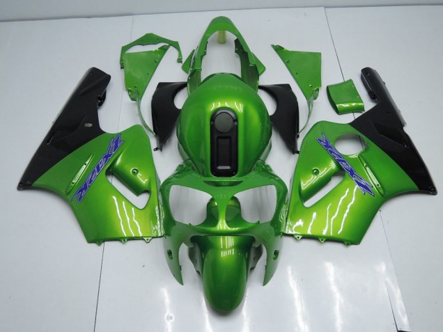 Vert et Noir Carénage Moto Kawasaki ZX12R 2000-2001 Vert et Noir Carénage Moto Kawasaki ZX12R 2000-2001