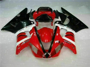 Rouge Kit Carénages Motos Complet Yamaha R1 2000-2001