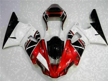 Rouge Kit Carénages Motos & Plastique Yamaha R1 2000-2001