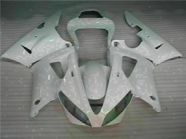 Blanc Kit Carénages Motos Complet Yamaha R1 2000-2001