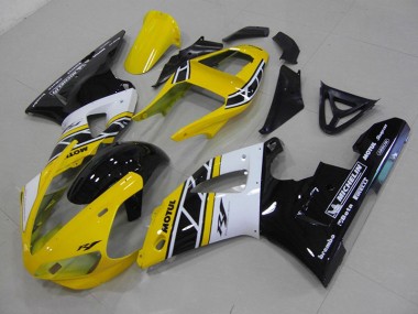 Jaune Anniversary Carénage Moto Yamaha R1 2000-2001