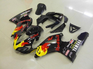 Noir Red Bull Carénage Moto Yamaha R1 2000-2001