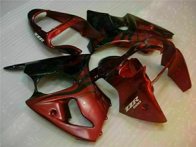 Rouge Carénages Moto Kawasaki ZX6R 2000-2002 Rouge Carénages Moto Kawasaki ZX6R 2000-2002