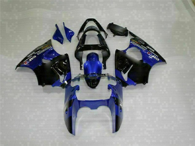 Bleu Carénages Moto Kawasaki ZX6R 2000-2002 Bleu Carénages Moto Kawasaki ZX6R 2000-2002