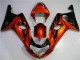 Orange Noir Carénage Moto Suzuki GSXR 1000 K1 2000-2002