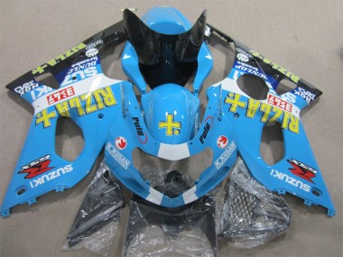 Bleu Rizla Carénage Moto Suzuki GSXR 1000 K1 2000-2002