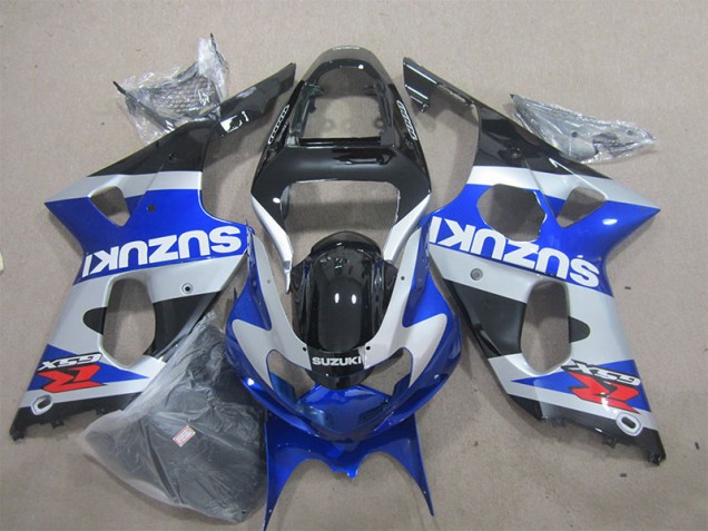 Bleu Blanc Décalque Carénages Moto Suzuki GSXR 1000 K1 2000-2002 Bleu Blanc Décalque Carénages Moto Suzuki GSXR 1000 K1 2000-2002