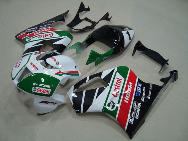 Castrol Carénages Moto Honda VTR 1000 2000-2006 Castrol Carénages Moto Honda VTR 1000 2000-2006