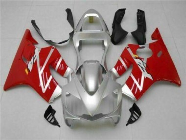 Argent Rouge Carénage Moto Honda CBR 600 F4i 2001-2003